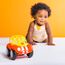 Bright Starts, Oball, Spielzeugauto mit Rassel, Gelb-rot