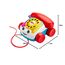 Fisher-Price FGW66 - Plappertelefon Motorikspielzeug mit Geräuschen, Babyspielzeug ab 12 Monaten, Mehrfarbig