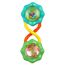 Bright Starts, Rassel, bunt, strukturierter Griff ist leicht zu greifen, mit bunten Perlen, lichtreflektierend