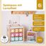 Bieco Motorikwürfel Berry XXL nachhaltiges Holz FSC® | Spielwürfel Baby | Motorikwürfel ab 1 Jahr Activity Würfel Activity Center Montessori