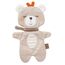 Fehn Knister Teddybär – Activity Baby Raschel Spielzeug aus Baumwolle – zum Greifen und Spielen – Rascheltier Babyspielzeug – Optimal als Motorikspielzeug für Babys und Kleinkinder ab 0+ Monaten