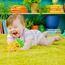 Bright Starts Oball Easy Grasp Ananas Beiring Spielzeug, Hold My Own Kollektion, BPA-frei, Unisex, Neugeborene und lter