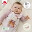 Fehn Knister Hase – Activity Baby Raschel Spielzeug zum Greifen und Spielen – Activity-Rascheltier Babyspielzeug – Motorikspielzeug und Knisterspielzeug für Babys und Kleinkinder