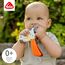 Fehn Knister-Hund – Activity-Rascheltier aus Baumwolle – Babyspielzeug zum Greifen, Spielen und Geräusche erzeugen – optimaler Begleiter für Babys und Kleinkinder ab 0+ Monaten