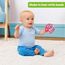 Bright Starts, Oball Rattle, Pink - Flexibles und leicht Greifbares Design, für Kinder Jeden Alters