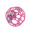 Bright Starts, Oball Rattle, Pink - Flexibles und leicht Greifbares Design, für Kinder Jeden Alters
