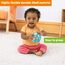 Bright Starts, Oball Rattle, Blau - Flexibles und leicht Greifbares Design, für Kinder Jeden Alters