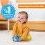 Bright Starts, Oball Rattle, Blau - Flexibles und leicht Greifbares Design, für Kinder Jeden Alters