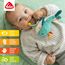 Fehn Perlenring Wal – Greifling zum Rasseln, Fühlen, Spielen mit kuschelweicher Stoff-Figur – ein treuer Begleiter für Babys und Kleinkinder ab 0+ Monaten