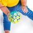 Bright Starts Oball Classic, Flexibles und leicht Greifbares Design für Kinder Jeden Alters, Blau/Grün
