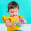 Bright Starts Oball Classic, Flexibles und leicht Greifbares Design für Kinder Jeden Alters, Pink/Lila