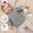 Fehn Knister Schaf fehnNATUR - Activity Baby Raschel Spielzeug zum Greifen und Spielen - Activity-Rascheltier Babyspielzeug - Motorikspielzeug & Knisterspielzeug für Babys und Kleinkinder