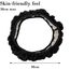 Lenkradabdeckung, Amokee Universal Lenkradhülle Plüsch Winter Lenkradbezug Teleskop Lenkrad Abdeckung weich bequem Steering Lenkradschoner für Auto Zubehör, 36-39cm (Schwarz)