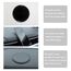 5 Stück Anti Rutsch Pad Auto,Waschbare Antirutschmatte für Handy Armaturenbrett,Wiederverwendbarer Doppelseitig Klebende Nano Gel Pad
