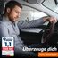 Upgrade4cars D-Form Lenkradbezug in Rot | Lenkradschoner Universal | Lenkradhülle für Sommer & Winter | Autozubehör Innenraum Deko