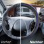Upgrade4cars LKW Lenkradbezug 44-46 cm in Blau | Lenkradschoner Universal | Lenkradhülle für Sommer & Winter | Autozubehör Innenraum Deko
