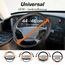 Upgrade4cars LKW Lenkradbezug 44-46 cm in Schwarz | Lenkradschoner Universal | Lenkradhülle für Sommer & Winter | Autozubehör Innenraum Deko