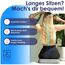 DYNMC you Keilkissen Stuhl - Test SEHR GUT - Sitzkissen Stuhl - Mit Physiotherapeuten Entwickelt - Ergonomisches Sitzkissen Bürostuhl - Sitzerhöhung Erwachsene Erhöht Sitzkomfort im Home Office