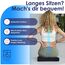 DYNMC you Keilkissen Stuhl - Test SEHR GUT - Sitzkissen Stuhl - Mit Physiotherapeuten Entwickelt - Ergonomisches Sitzkissen Bürostuhl - Sitzerhöhung Erwachsene Erhöht Sitzkomfort im Home Office