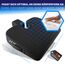 Healthfix Auto-Keilkissen – ergonomisches orthopädisches Sitzkissen fürs Auto, rutschfest & waschbar – Memory-Foam, Härtegrad - Medium (70–95 kg)