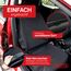 PROTEX® Autositzschoner [Testsieger 2025] Werkstattschoner - Rutsch- und wasserfestes, schmutzabweisendes Material - Ideale Passform - schwarz (1 Stück)
