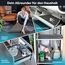 Universal Antirutschmatte 120x100 cm - rutschfeste Gummimatte zuschneidbar und abwaschbar - Ideal als Auto Kofferraummatte, Teppich Unterlage, Schubladen Matte, Kofferraum Schutzmatte