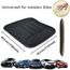 Big Ant Sitzkissen Auto TÜV-geprüfte Orthopädisches Autositzkissen Fahrersitz - Memory Foam Sitzauflage EXTRA DÜNN & ATMUNGSAKTIV Keilkissen Auto, Bürostuhl, PC-Stuhl - rutschfest, 50x40cm (1 Stück)