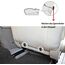 Big Ant Sitzkissen Auto TÜV-geprüfte Orthopädisches Autositzkissen Fahrersitz - Memory Foam Sitzauflage EXTRA DÜNN & ATMUNGSAKTIV Keilkissen Auto, Bürostuhl, PC-Stuhl - rutschfest, 50x40cm (1 Stück)