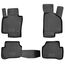 WALSER XTR Gummi Fussmatten Auto für VW Passat 2005-2010, Passat Variant 2005-2011, 100% passgenaue Auto Fußmatten, robuste Universal Fußmatte Auto, Gummimatten Auto, Auto Fussmatten Gummi