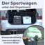 PROTEX Kofferraum Organizer [Testsieger 2025] 44L Auto Kofferraumtasche | Organizer Auto | Faltbare, stabile und wasserdichte Kofferraumtasche (grau)