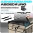 FORTEM Kofferraum Organizer, Kofferraumtasche, Zusammenklappbarer Auto Organizer Kofferraum mit Fächern, Rutschfester Boden, Verstellbare Sicherungsriemen, Klappbarer Deckel (Beige)
