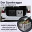 PROTEX Kofferraum Organizer [Testsieger 2025] 70 L Kühltasche - Faltbare Kofferraumtasche mit Deckel - XXL Kofferraumbox mit Wärme- & Kältedämmung - Praktisch & Wasserdicht (grau)