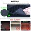 UIHOL Kofferraum Netztasche Auto 4 Stück, 40x25cm Universal KFZ Kofferraum Organizer Netz mit Klettverschluss Autositz Gepäcknetz, Strapazierfähige Kofferraumnetz für universal Auto/SUV aus Nylon