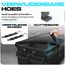 FORTEM Kofferraum Organizer, Kofferraumtasche, Zusammenklappbarer Auto Organizer Kofferraum mit Fächern, Rutschfester Boden, Verstellbare Sicherungsriemen, Klappbarer Deckel (Schwarz)