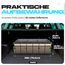 FORTEM Kofferraum Organizer, Kofferraumtasche, Zusammenklappbarer Auto Organizer Kofferraum mit Fächern, Rutschfester Boden, Verstellbare Sicherungsriemen, Klappbarer Deckel (Beige)