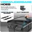 FORTEM Kofferraum Organizer, Kofferraumtasche, Zusammenklappbarer Auto Organizer Kofferraum mit Fächern, Rutschfester Boden, Verstellbare Sicherungsriemen, Klappbarer Deckel (Grau)