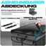 FORTEM Kofferraum Organizer, Kofferraumtasche, Zusammenklappbarer Auto Organizer Kofferraum mit Fächern, Rutschfester Boden, Verstellbare Sicherungsriemen, Klappbarer Deckel (Grau)