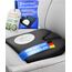 Healthfix® Auto-Keilkissen – ergonomisches orthopädisches Sitzkissen fürs Auto, rutschfest & waschbar – Memory-Foam, Härtegrad - Fest (85–135 kg)