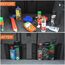 UIHOL Kofferraum Netztasche Auto 4 Stück, 40x25cm Universal KFZ Kofferraum Organizer Netz mit Klettverschluss Autositz Gepäcknetz, Strapazierfähige Kofferraumnetz für universal Auto/SUV aus Nylon