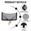 Omtofo 4 Stück Kofferraum Netztasche, 42x21cm Auto Aufbewahrungsnetz, Multifuntionales Autositz Ablagenetz, Gepäcknetz Ablagenetz für Wohnmobil, Wohnwagen, LKW, Boote, Lieferwagen