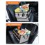 Oasser Kofferraumtasche Kofferraum Organizer mit Deckel Autobox Auto Box Tasche Wasserdicht Rutschfest Faltbar mit Griffe Reflexstreifen Grau