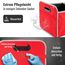 achilles Auto Kofferraum Organizer XL – Kofferraumtasche XL mit viel Stauraum – Geräumige & Pflegeleichte Faltbox – Auto Zubehör Innenraum Organizer – Stabiler Boden & Tragegriff – Rot