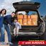 SURDOCA 3rd Gen Kofferraum Organizer, Auto Aufbewahrung mit 8 Große Taschen, Stärker Autobox Kofferraum Klettverschluss, Universal Kofferraumtasche Autotasche