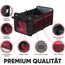FORTEM Kofferraum Organizer, Kofferraumtasche, Zusammenklappbarer Auto Organizer Kofferraum mit Fächern, Rutschfester Boden, Verstellbare Sicherungsriemen, Klappbarer Deckel (Standard, Rot)