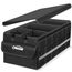 Oasser Kofferraum Organizer faltbar 75L mit weichen Deckel 4 Fächer Auto Organizer 30kg Tragkraft vielseitig einsetzbar extra groß Schwarz