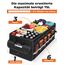 Oasser Kofferraum Organizer faltbar 75L mit weichen Deckel 4 Fächer Auto Organizer 30kg Tragkraft vielseitig einsetzbar extra groß Schwarz