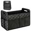 Einesin Kofferraum Organizer mit 7 Fächern, 57L Auto Organizer aus PU-Material, Auto Box mit seitlicher Mesh-Tasche, wasserdicht, leicht zu reinigen, Auto Zubehör (55 * 30 * 35CM)