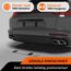 GENMAG® Klett Kennzeichenhalter Rahmenlos [Extra-Stark & Universal] Auto & Motorrad Kennzeichenhalter Klett für alle Kennzeichen | Wetterfeste rahmenlose Kennzeichenhalter Österreich & Deutschland