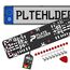 PLATEHOLDER® rahmenlose Kennzeichenhalter Premium | Nummernschildhalterung Auto | Nummernschildhalter | Kennzeichenhalterung für Kfz Kennzeichen | Halterung Autokennzeichen 460x112mm