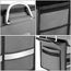 MONZANA® Kofferraum Organizer Deckel 68L Trennwände Wasserdicht Faltbar Verstärkte Wände rutschfest Kofferraumtasche Kofferraumbox Autotasche Grau